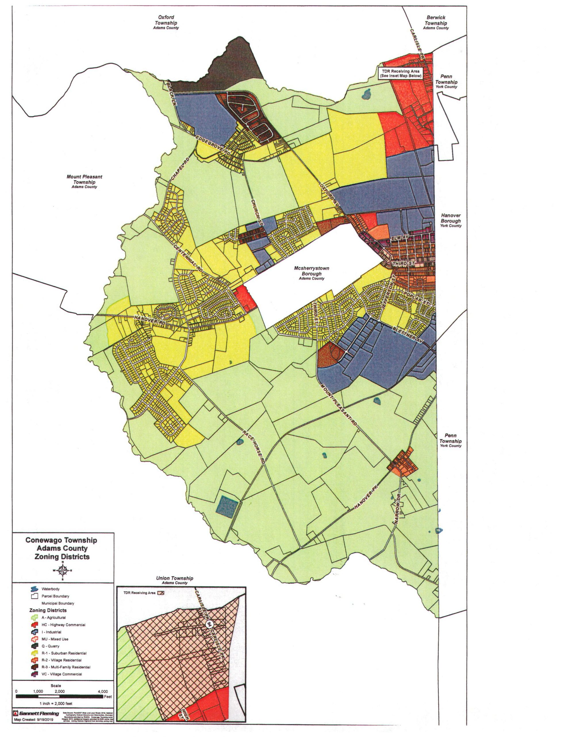 chestnuthill township zoning map
